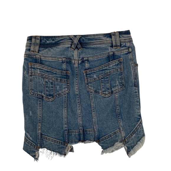 Aje Crawford Denim Mini Skirt - Picture 2 of 5
